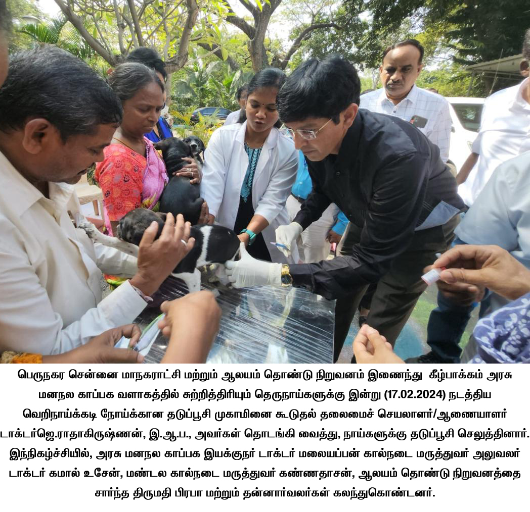 to Greater Chennai Corporation